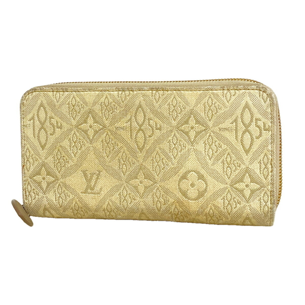 Louis Vuitton Monogram Jacquard Zippy Wallet SINCE1854 M81172 White Gray Men'...